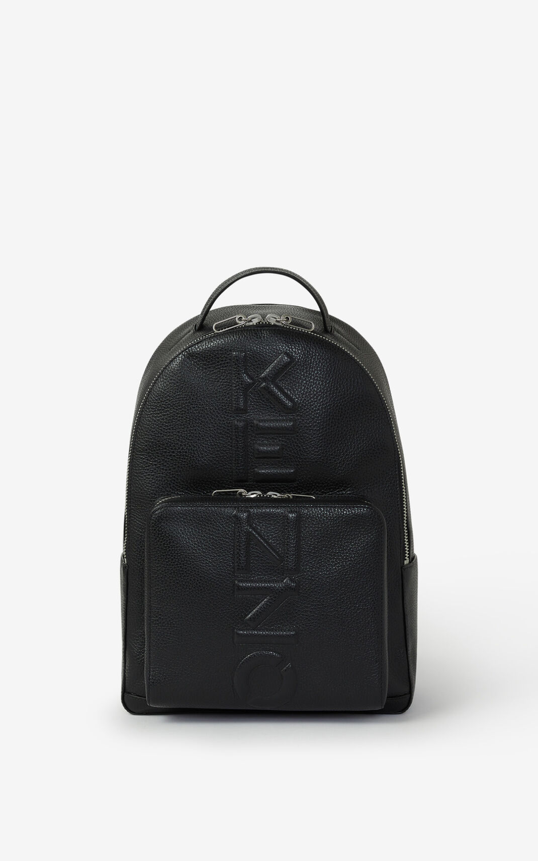 Mochila Kenzo Grained Cuero Hombre Negras - SKU.3739322